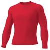A4 Mens Long Sleeve Compression Crew, Large, Graphite view 2