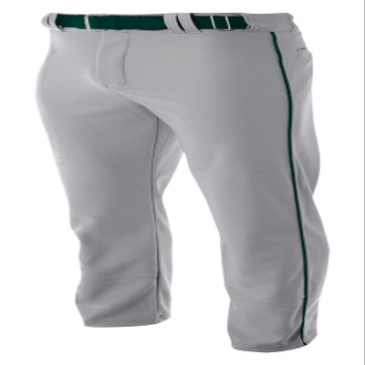 A4 Mens Pro-Style Open Bottom Baseball Pant, 2XL, Grey/Forest
