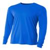 A4 Mens Cooling Performance Long Sleeve Crew, 3XL, Royal view 1