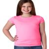 3710 Next Level The Princess Tee (Neon Heather Pink (60/40)) (XS) view 1