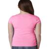 3710 Next Level The Princess Tee (Neon Heather Pink (60/40)) (M) view 2