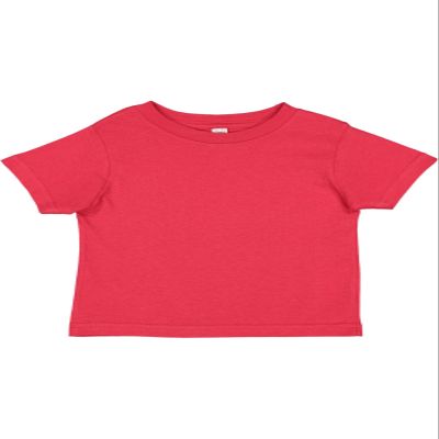RABBIT SKINS 3321 - Fine Jersey Toddler T-Shirt, Red, 2T