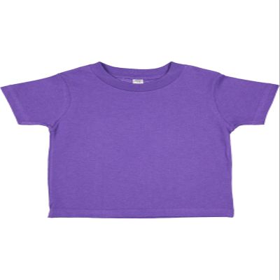 RABBIT SKINS 3321 - Fine Jersey Toddler T-Shirt, Purple, 2T