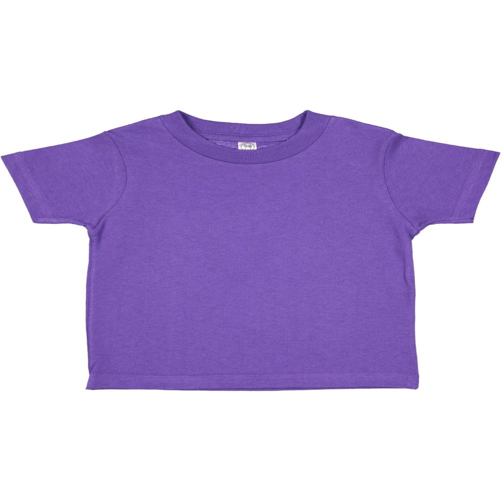 RABBIT SKINS 3321 - Fine Jersey Toddler T-Shirt, Purple, 2T