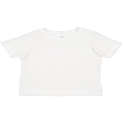 RABBIT SKINS 3321 - Fine Jersey Toddler T-Shirt, White, 3T