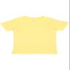 RABBIT SKINS Infant 100% Cotton Jersey Short Sleeve Tee, Butter, 6 Months view 1