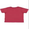 RABBIT SKINS Infant 100% Cotton Jersey Short Sleeve Tee, Garnet, 6 Months view 3