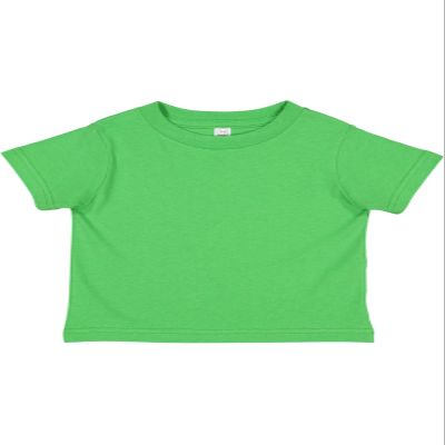 RABBIT SKINS Infant 100% Cotton Jersey Short Sleeve Tee, Apple, 24 Months