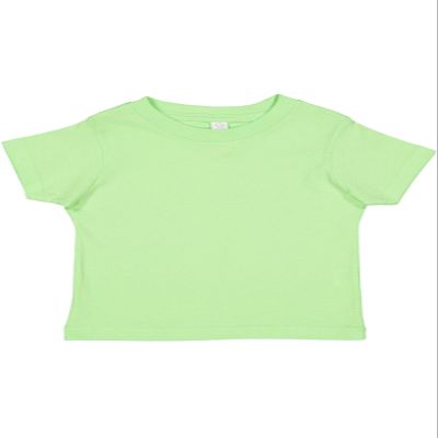 RABBIT SKINS Infant 100% Cotton Jersey Short Sleeve Tee, Key Lime, 18 Months