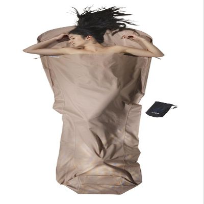 Cocoon inlet MummyLiner Organic Cotton brown
