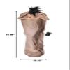 Cocoon inlet MummyLiner Organic Cotton brown view 2