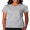 Anvil Women's Ringspun Cotton T-Shirt Silver/Grey XL view 1