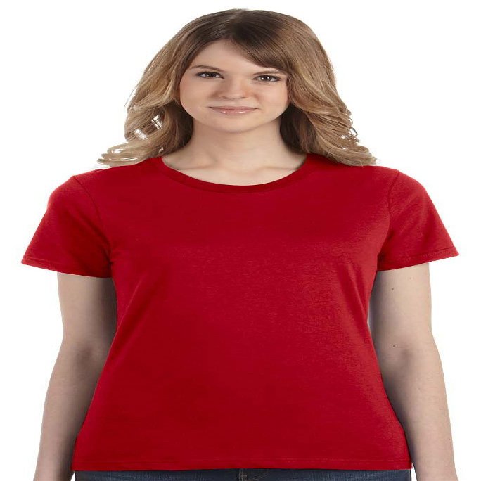 Anvil Ladies' Lightweight T-Shirt M RED