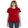 Anvil Ladies' Lightweight T-Shirt L RED view 1