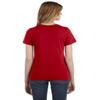 Anvil Ladies' Lightweight T-Shirt L RED view 3