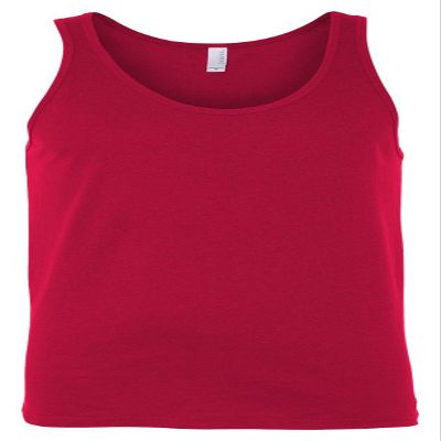 Bella + Canvas Unisex Jersey Tank S RED
