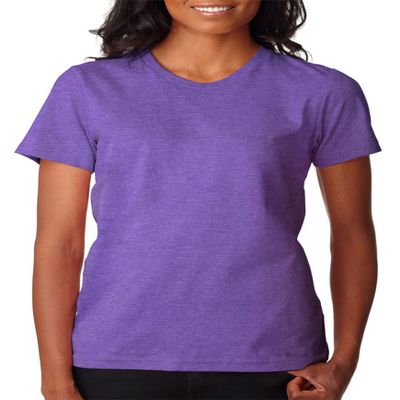 Anvil Ladies' Lightweight T-Shirt XL HEATHER PURPLE