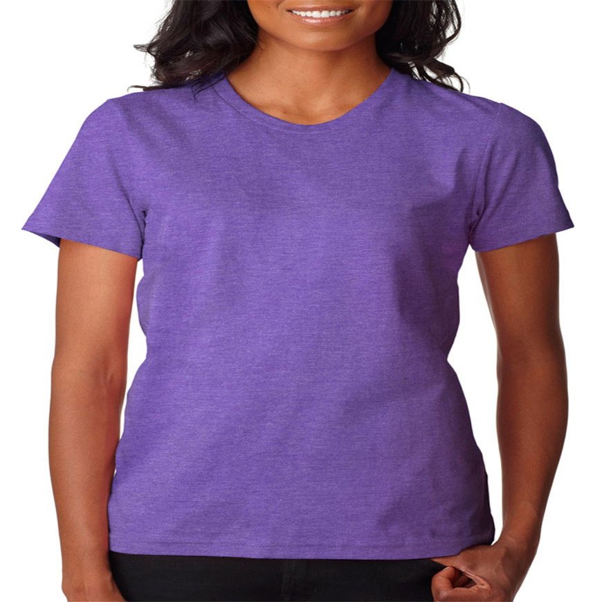 Anvil Ladies' Lightweight T-Shirt XL HEATHER PURPLE