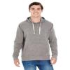 J America Adult Triblend Pullover Fleece Hood 2XL GREY TRIBLEND view 1