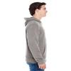 J America Adult Triblend Pullover Fleece Hood 2XL GREY TRIBLEND view 2