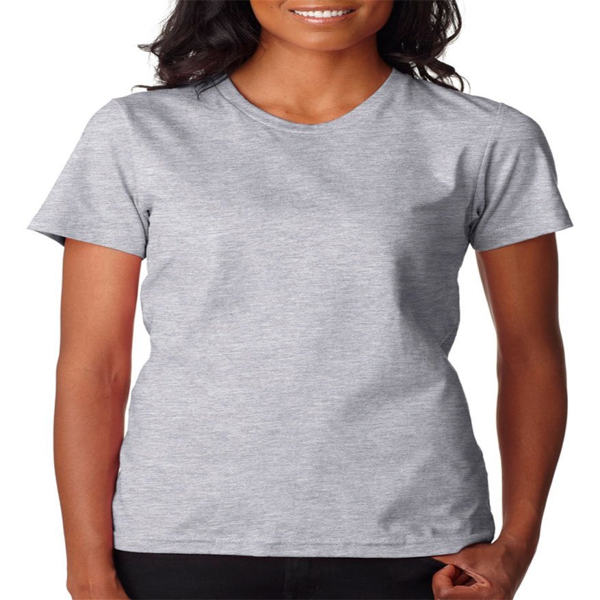Anvil 880 Ladies Lightweight Tee - Heather Dark Grey, Extra Large