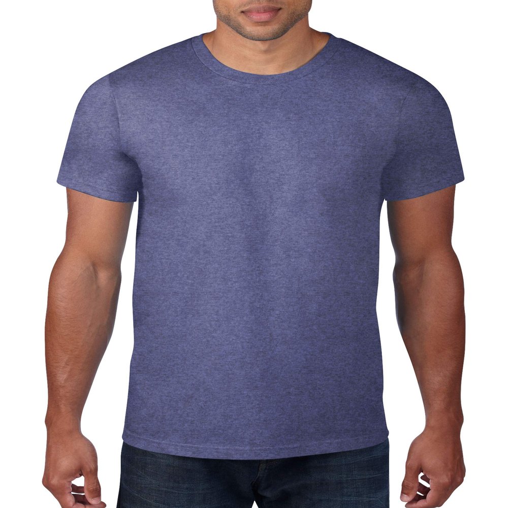 Anvil Lightweight T-Shirt S HEATHER BLUE