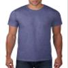 Anvil Lightweight T-Shirt S HEATHER BLUE view 1