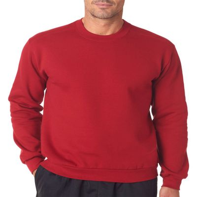 Anvil 71000 Men Crew Neck Fleece Tee Shirt - Independence Red, 2XL