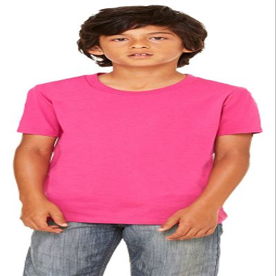 Bella + Canvas Youth Jersey Short-Sleeve T-Shirt M BERRY