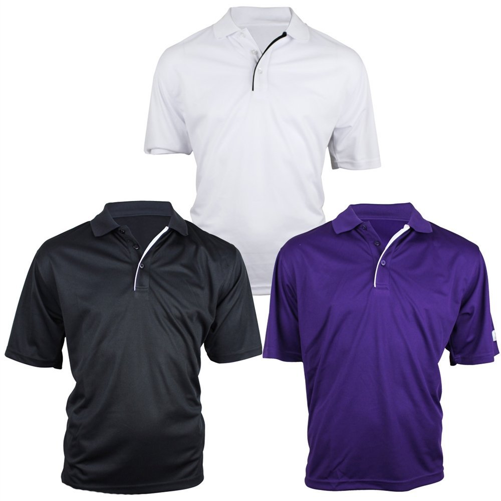 Forgan Mens MXT Golf Polo Shirts 3pk MD