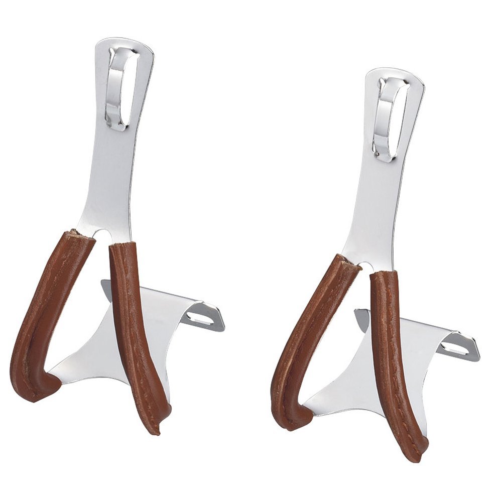 WELLGO Toe Clip Steel L Leather BW