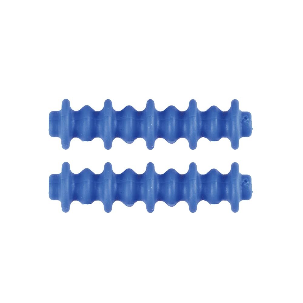 Pine Ridge Archery Nitro Button XL, Increases Bow Speed, Eliminates Nock Pinch, and Dampens String Vibration and Noise, Blue, Pack of 2