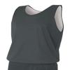A4 Mens Reversible Mesh Tank Top | Cooling Dry Wick Shirt | High-Performance Moisture-Wicking Sleeveless Tee | Multisport Active Wear | Gym, Workout, Sports, & Running Top | Graphite/White view 1