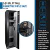BARSKA Quick and Easy Large Access Biometric Rifles, Firearms and Long Guns Safe for Home, Removable Shelves, Optional Silent Mode, 5.52 Cubic Feet, Up to 10 Rifles without any accessories view 3