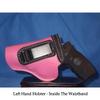 BERETTA NANO WITH LASERMAX CENTERFIRE Left Hand Pro Carry Pink With Black Trim Gun Holster view 1