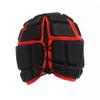 Optimum Senior Origin Rugby and Football Headguard - Full Coverage Scrum Cap | Breathable, Soft-Edged, Lightweight Sports Protective Headgear Black/Red, Small view 3