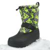 Northside unisex child Frosty snow boots, Dark Grey/Green, 7 Toddler US view 1