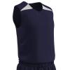 Champro Unisex-Youth Pro Plus Reversible Basketball Jersey, Navy, White, Youth Small view 1