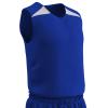 Champro Unisex-Youth Pro Plus Reversible Basketball Jersey, Royal, White, Youth X-Large view 1