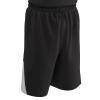 CHAMPRO boys Youth Dri Gear Pro Plus Reversible Polyester Basketball Short, Black, White, Medium US view 1