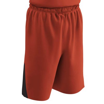 Champro Unisex-Youth Pro Plus Reversible Basketball Shorts, Orange, Black, Youth Large