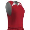Champro Women's Standard Pro-Plus Reversible Basketball Jersey, Scarlet, White, Large