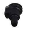 Attwood 8838HF6 Universal Sprayless Connector  Hose Female, 5/16-In. to 3/8-In, EPA and CARB Compliant, Black view 1
