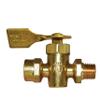 Attwood 1/4-Inch NPT x 1/4-Inch NPTF Shut-Off Valve view 1