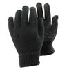 Magic Gloves Equestrian Adults with Palm Grip Colours: Black, Purple, Baby Pink (Black) view 1