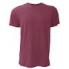 Canvas Unisex Jersey Crew Neck Short Sleeve T-Shirt (2XL) (Maroon) view 1