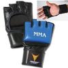 Pro Force Thunder Mixed Martial Arts Leather Fight Glove - Blue - Small/Medium view 1