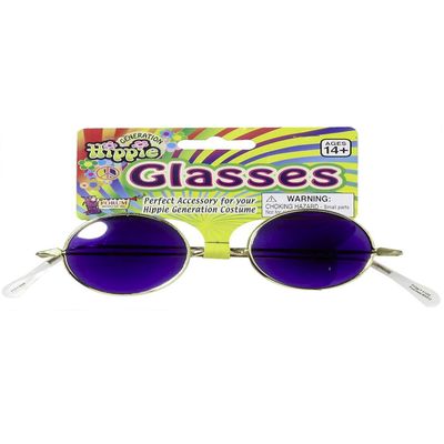Blue Tinted Hippie Glasses