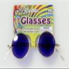 Blue Tinted Hippie Glasses view 2