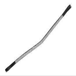 Jumpers horseline curved diamante browband cob black